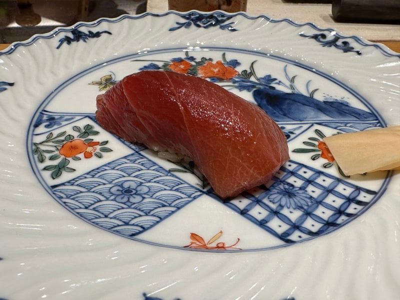 鮪の漬けの握り