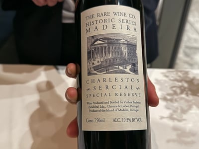 The Rare Wine Co. のチャールストン・セルシアル・スペシャル・リザーヴ