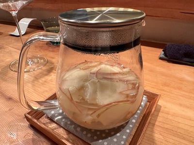りんごとお湯だけのティー