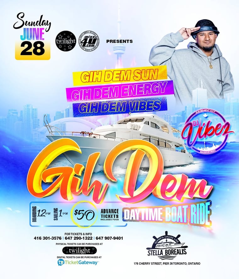 Daytime Boat Ride - Summertime Experience flyer