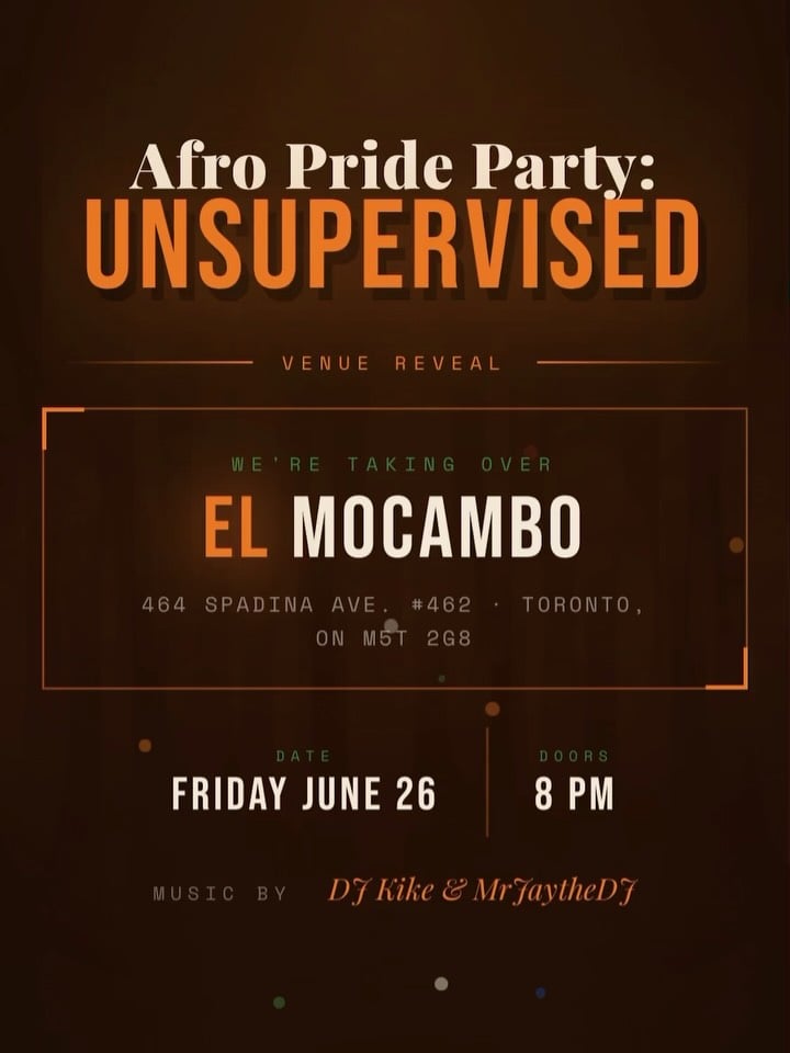 Afro Pride Party Vol. 2: Unsupervised flyer