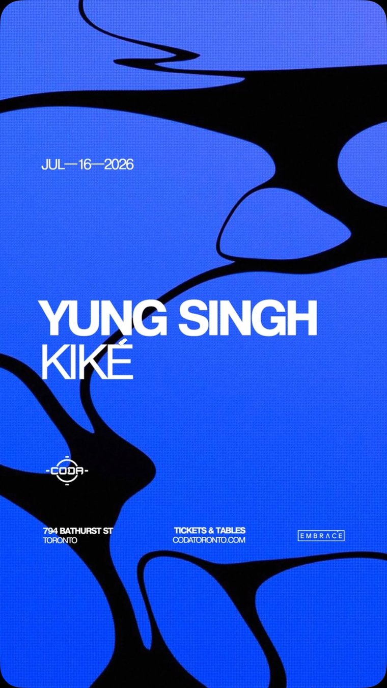 Yung Singh World Tour - Toronto flyer