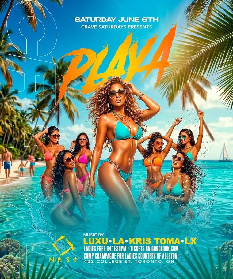 Crave Saturdays Presents Playa flyer