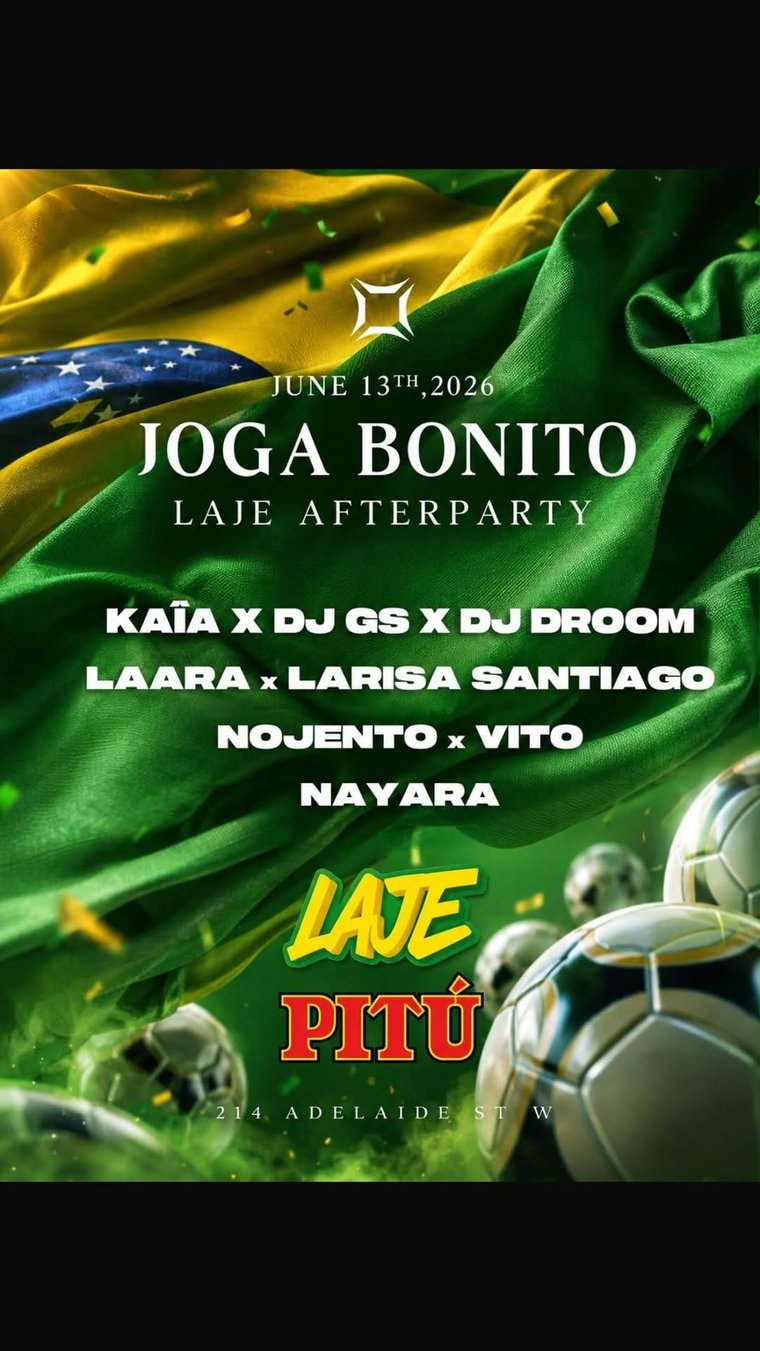 Joga Bonito Vol. 1 - Brazilian After Party flyer