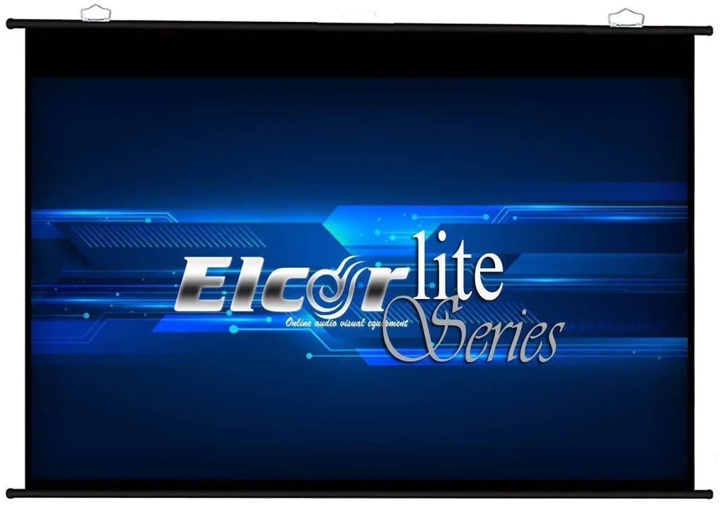 Elcor, Map type Projection screen 165-Inch Diagonal In 16:9 Aspect ratio, HD/3D/4K Technology
