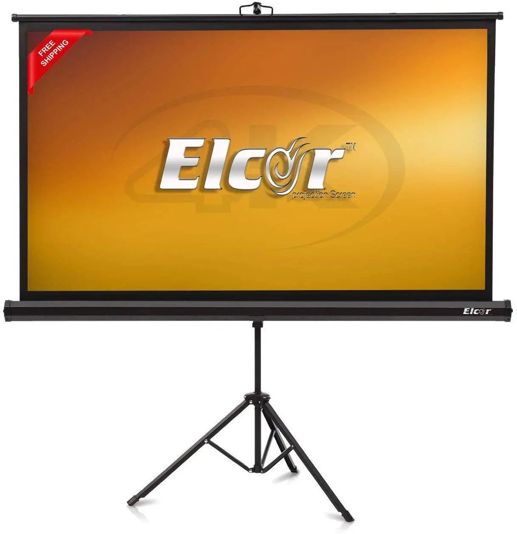Elcor 4ft By 6ft 84 Inch tripod Projector Screens