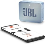 Jbl Go 2 Portable Bluetooth Waterproof Speaker With Mic Cyan thumbnail 3