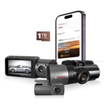 CP PLUS 4K Dashcam for Car with GPS | 8MP Front + FHD Cabin & Rear Camera | CP-F86C thumbnail 1