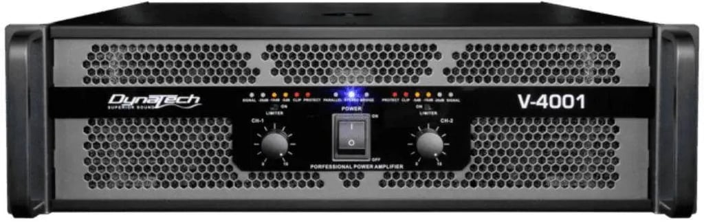 Dynatech V4001 2X2000W RMS @ 2 Ohm Class H Amplifier