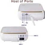 Egate L9 Pro-max Projector For Home 4k, Full Hd 1080p Native 690 Ansi 7500 Lumens thumbnail 4