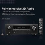 Denon Avr-x1700h 7.2-channel 8k Av Receiver With Heos technology thumbnail