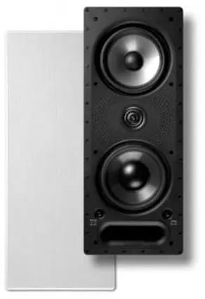 Polk Audio Vs 265-ls High Performance Vanishing Ls-series In Wall Rectangular Speaker With Dual 6.5(each)
