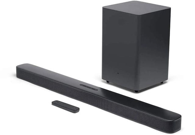 Jbl Bar 2.1 Deep Bass Soundbar With Dolby Digital Wireless Subwoofer (300 Watts)