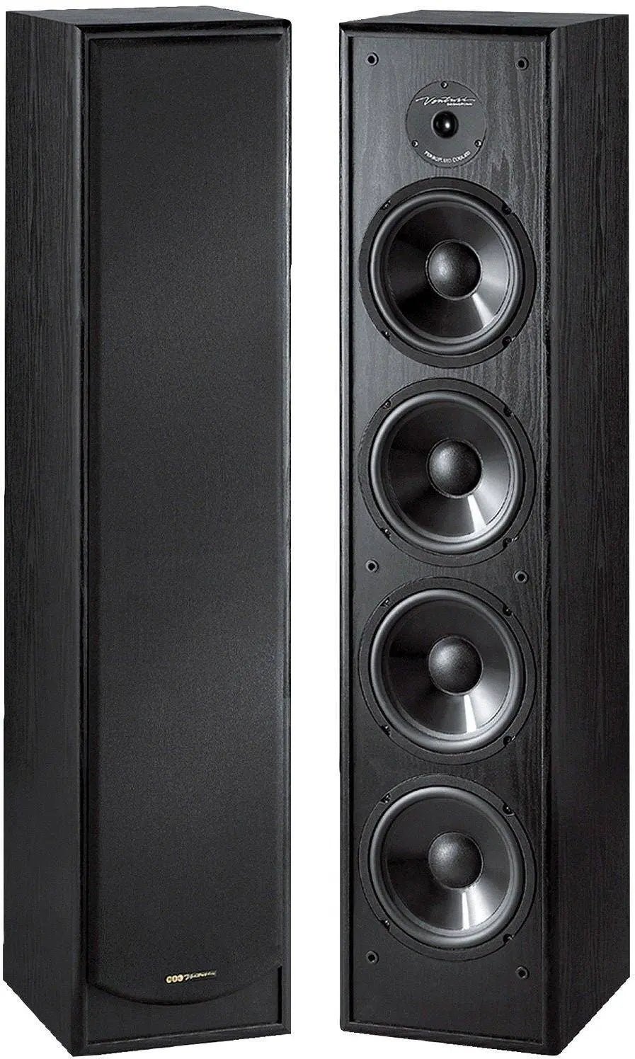 Bic America Venturi Dv64 200w 2-way tower Speaker