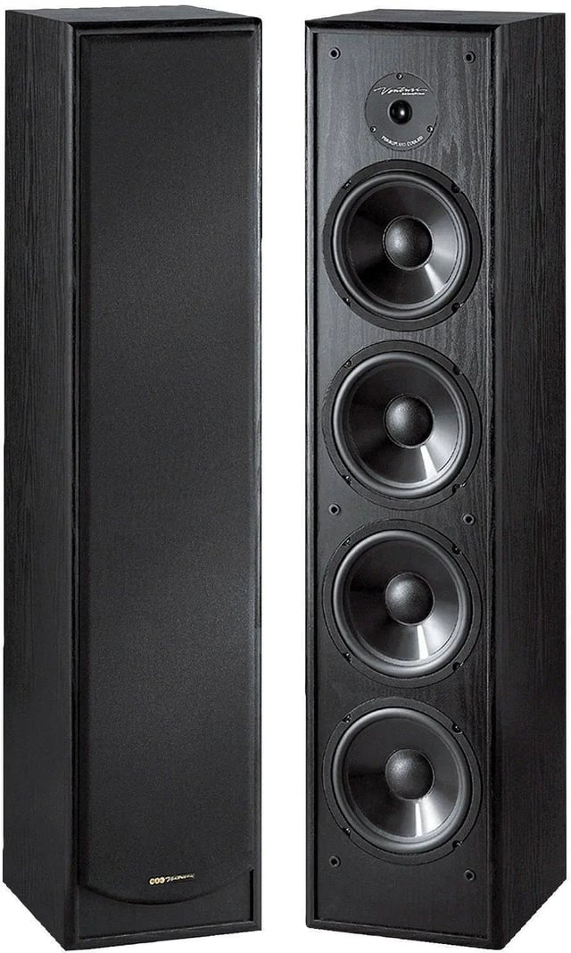 Bic America Venturi Dv64 200w 2-way tower Speaker