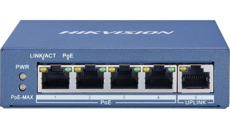 HIKVISION 4 Port Giga PoE Switch (DS-3E0505P-E/M)