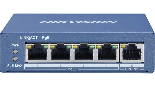 HIKVISION 4 Port Giga PoE Switch (DS-3E0505P-E/M)