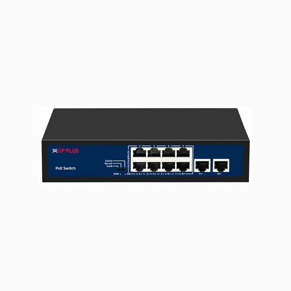 CP Plus 8 Port Giga PoE Switch (CP-DNW-GPU8G2-96)