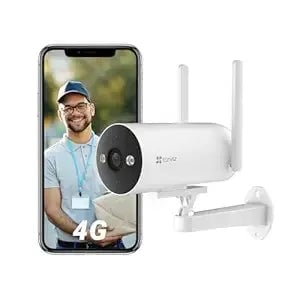 Ezviz H5 2K 3MP 4G Smart Outdoor Weatherproof Home Camera