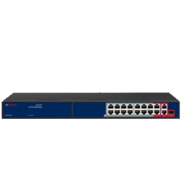 CP Plus 16 Port PoE Switch (CP-ANW-HP16G2F1-N30)