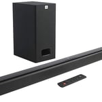 Jbl Cinema Sb130 2.1 Channel Soundbar With Wired Subwoofer (110w, Dolby Digital, Extra Punchy Bass) thumbnail 1