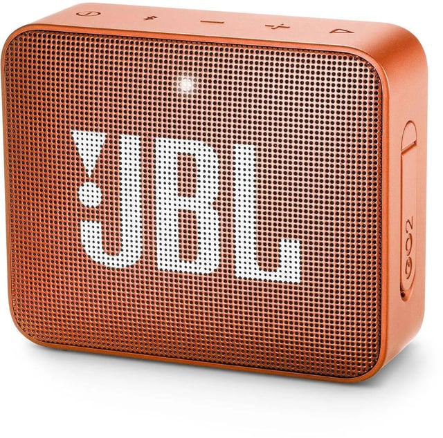 Jbl Go 2 Portable Bluetooth Waterproof Speaker With Mic Orange