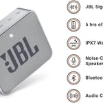 Jbl Go 2 Portable Bluetooth Waterproof Speaker With Mic Gray thumbnail 2