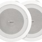 Artsound MDT400-I Basic, 4 inch 6W In Ceiling Loudspeaker - Pair thumbnail 1