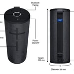 Ultimate Ears Megaboom 3 Waterproof Portable Bluetooth Speaker Black thumbnail 4