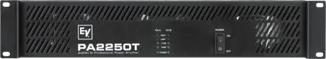 Electro Voice Pa2250t Dual 250 W/ch Power Amplifier - Each