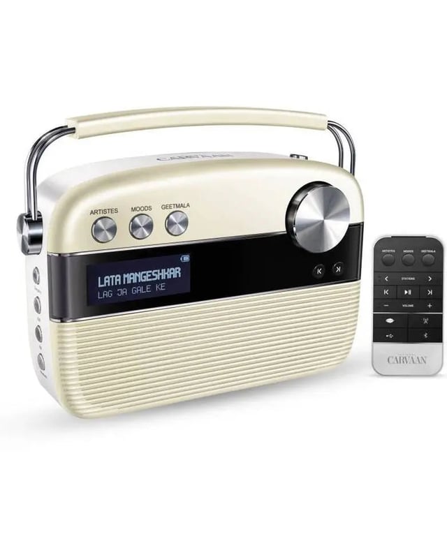 Saregama Carvaan Bluetooth Speaker With Fm Radio (with Remote, Hindi)
