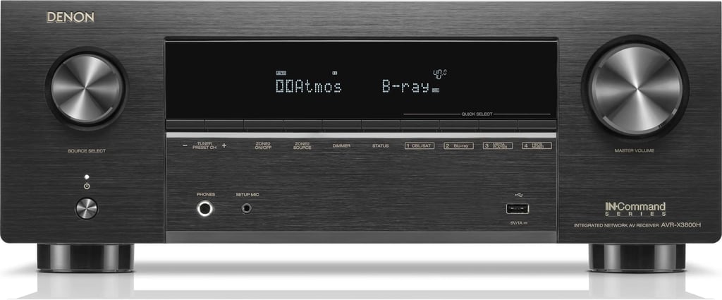 Denon Avc-x3800h 9.4 Channel Home theater Receiver With Dolby Atmos