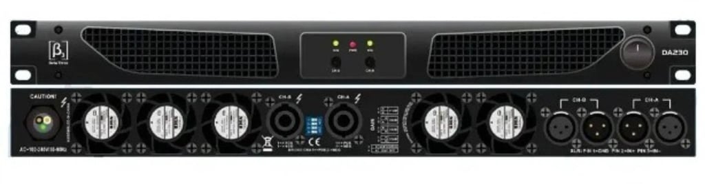 Beta3 DA230 Professional Power Amplifier