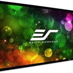 Elite Screens SB120WH2 - 120 Inches Sable Frame CineWhite B2 Series 3D 4K/8K Fixed Frame Projection Screen thumbnail 1