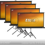 Elcor 4ft X 7ft 106 Inch Diagonal tripod Projection Screen thumbnail 2
