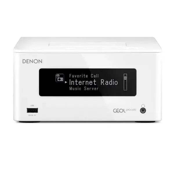 Denon CEOL Piccolo DRA-N5 - Network Stereo Receiver (White)