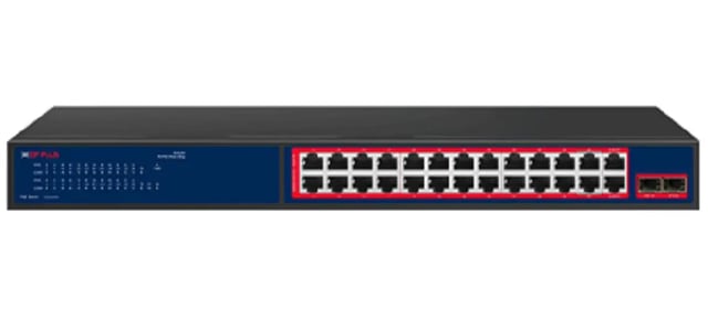 CP Plus 16 Port Giga PoE Switch with SFP Port (CP-DNW-GPU16G2F2-20)