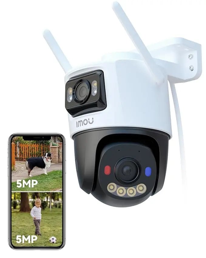 Imou 5MP+5MP Dual Lens CCTV Camera Home Outdoor