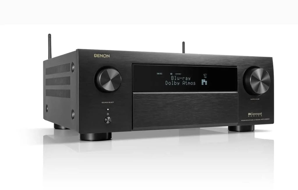 Denon Avc-x4800h 9.4 Channel 8k Av Receiver With 3d Audio Experience