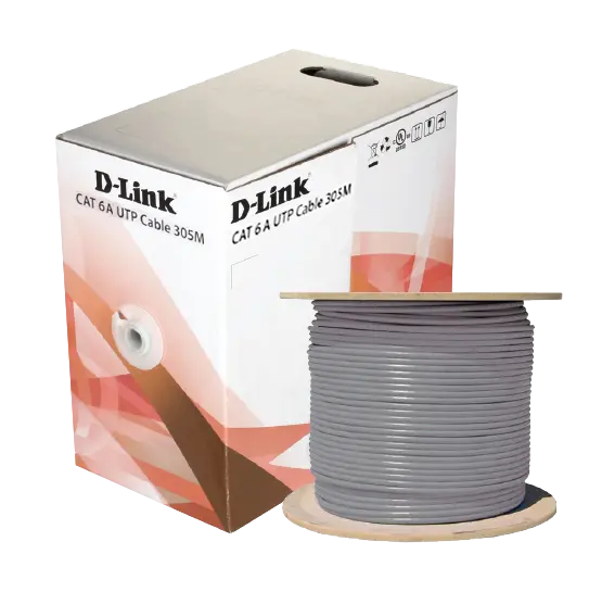 D-Link Cat6A UTP 23AWG Solid Copper Cable (305m)