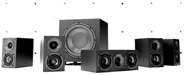 Elac Cinema 12 5.1 Channel Home theater Speaker Package