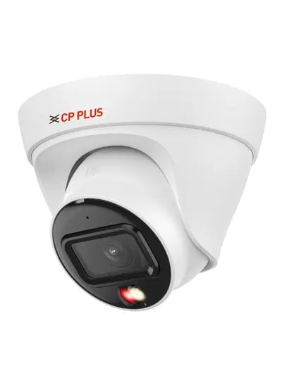 STQC | CP Plus 2MP Full Color IP Dome Camera (30m, PoE) | CP-UNC-DA21L3C-LQ