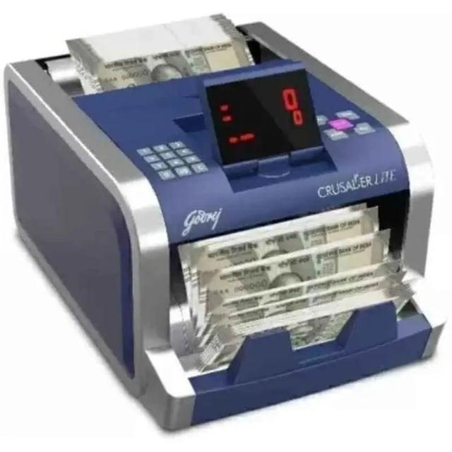 Godrej Security Solutions Crusader Lite Note Counting Machine with Customer Display