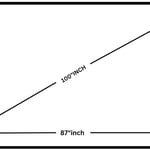 ELCOR, ezCinema Acoustically Fix frame projector screen 100-inch Diagonal In 16:9 Ratio, UHD/3D/4K Technology thumbnail 2