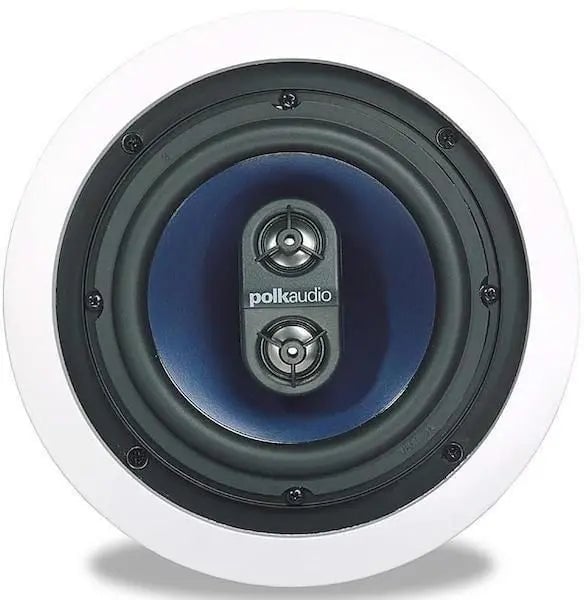 Polk Audio Rc6s Ceiling Stereo Speaker Perfect Match For Indoor/outdoor Placement Bath, Kitchen,covered Porches(each)
