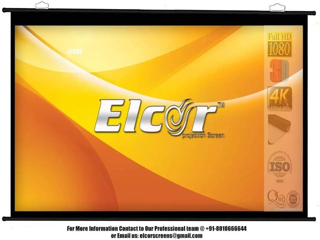 Elcor 4k 72 X 96 Inches Projector Screen