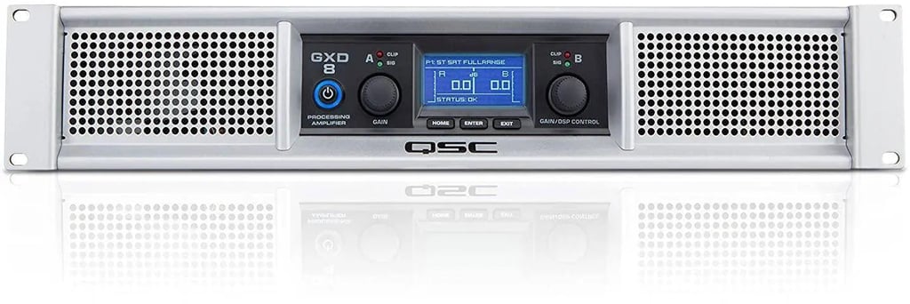 Qsc Gxd8 Power Amplifier With Dsp