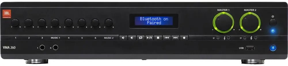 JBL VMA 260 8 input x 60/120W output Mixer/Amplifiers