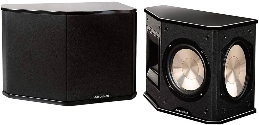 Bic America Acoustech Pl-66 2-way Bookshelf Surround Speakers (pair)