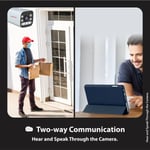 CP PLUS 3MP Outdoor Bullet CCTV Camera | 4G SIM-Based Wireless Security Camera| Two-Way Audio | EZ-R33T thumbnail